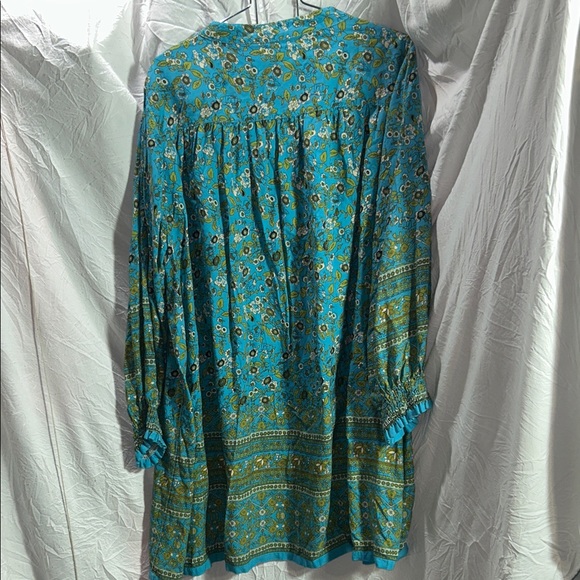Natural Life Teal and Green Floral Dress size XL - Picture 9 of 12